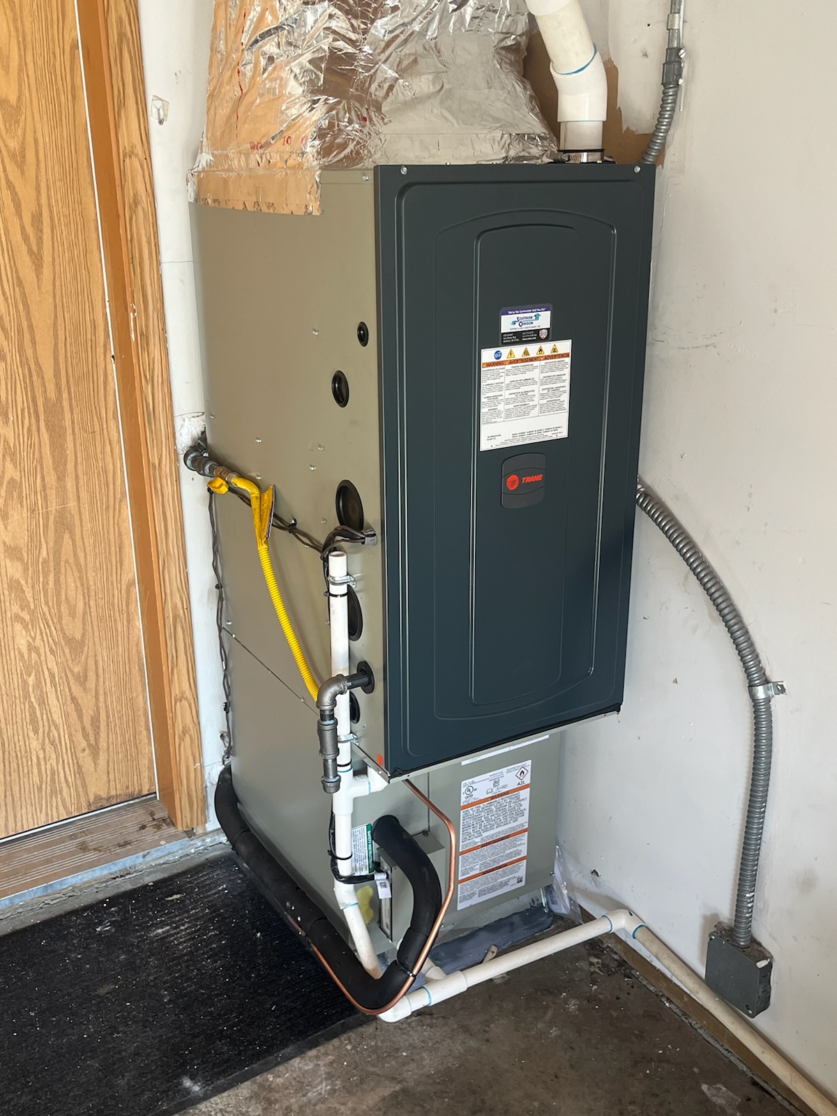 Trane furnace installed in a Medford home